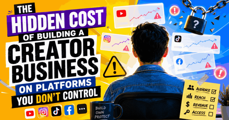 The Hidden Cost of Building a Creator Business on Platforms You Don’t Control