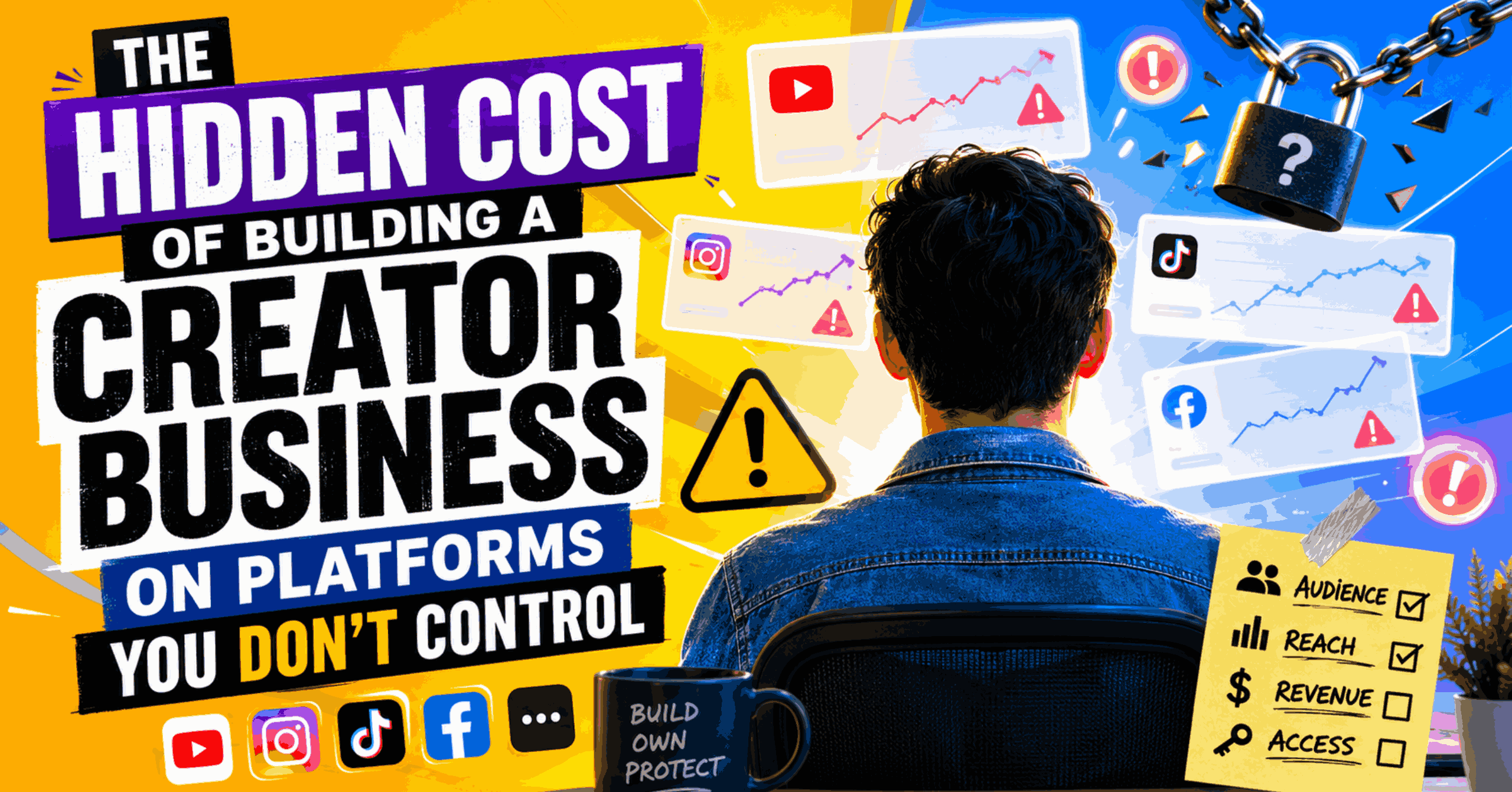 The Hidden Cost of Building a Creator Business on Platforms You Don’t Control