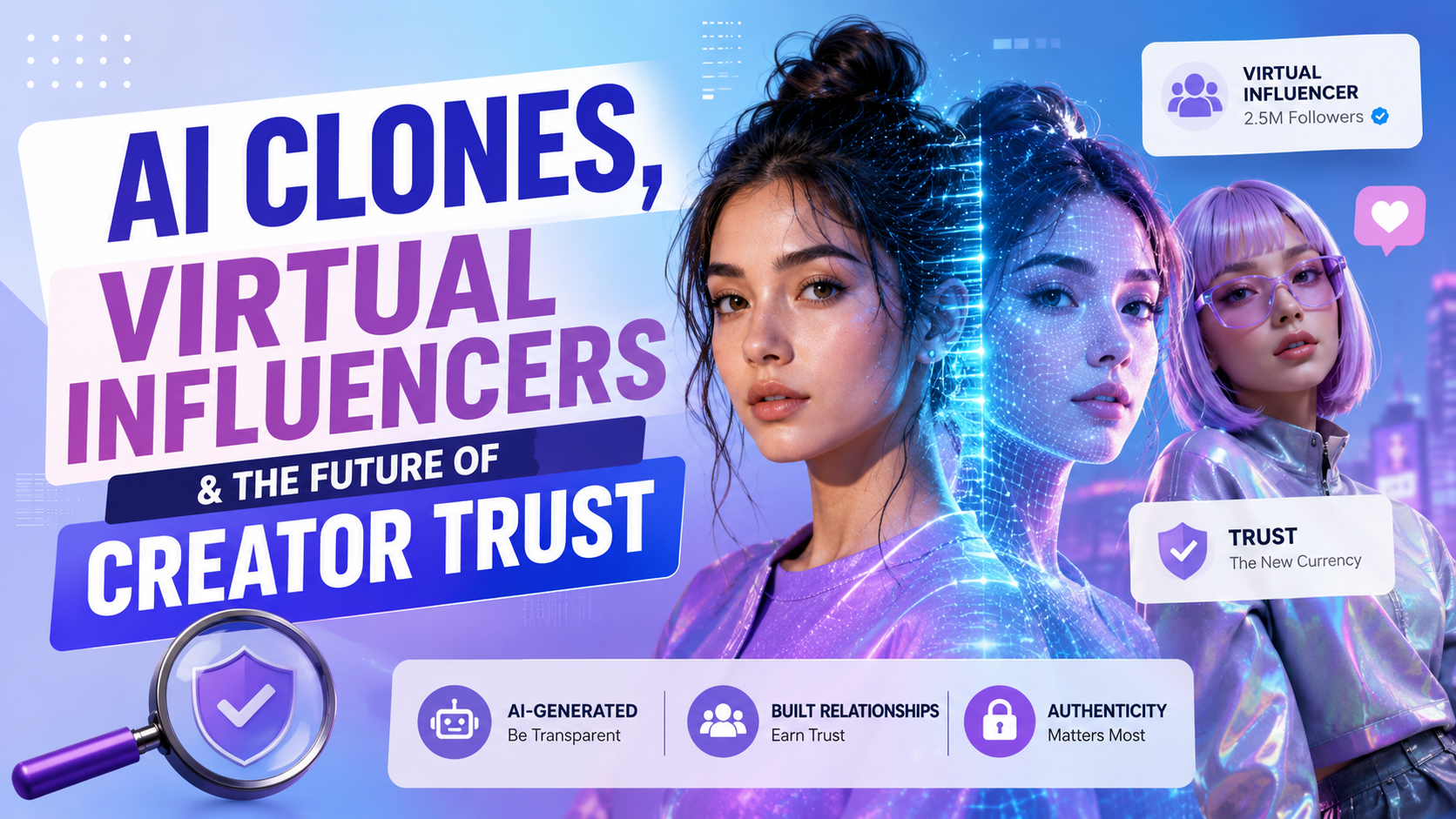 AI Clones, Virtual Influencers & the Future of Creator Trust