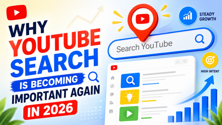 Why YouTube Search Is Becoming Important Again in 2026